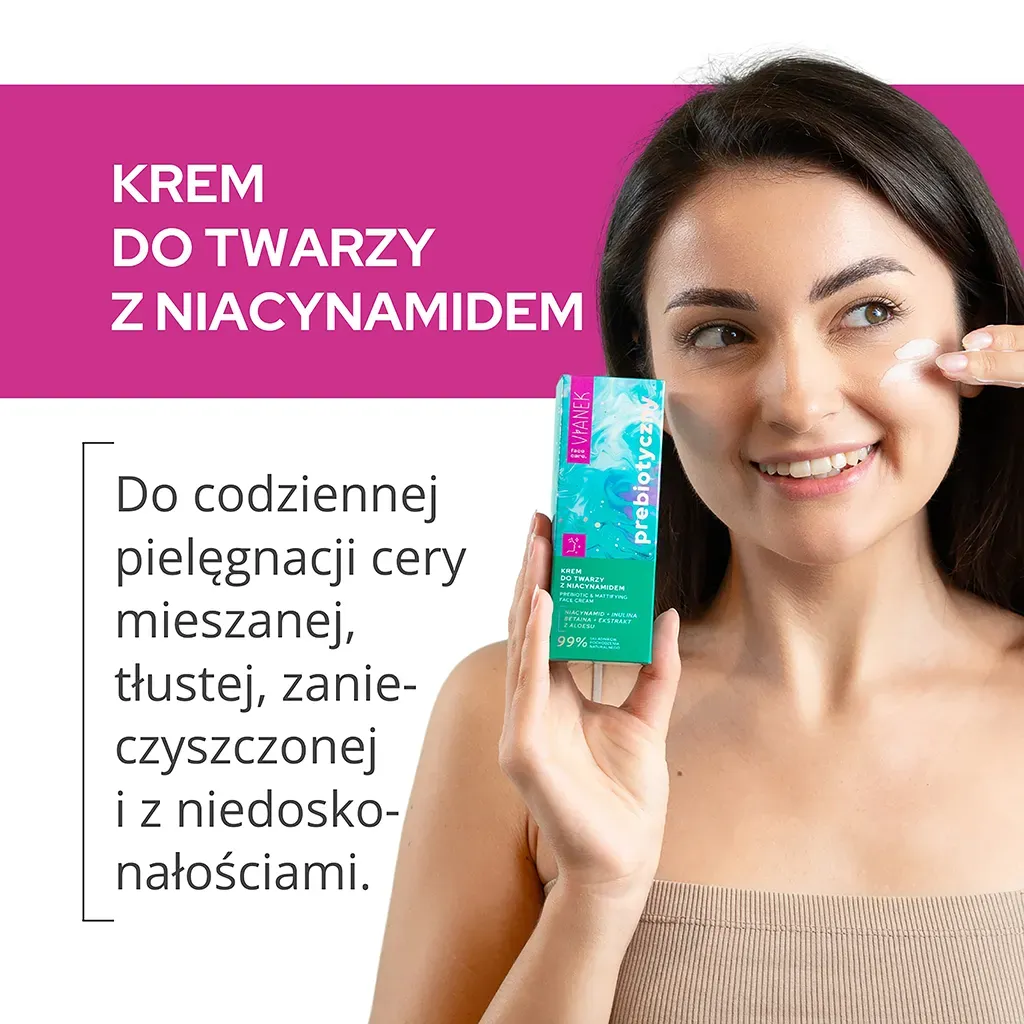 Vianek Prebiotisk ansigtscreme niacinamid mat