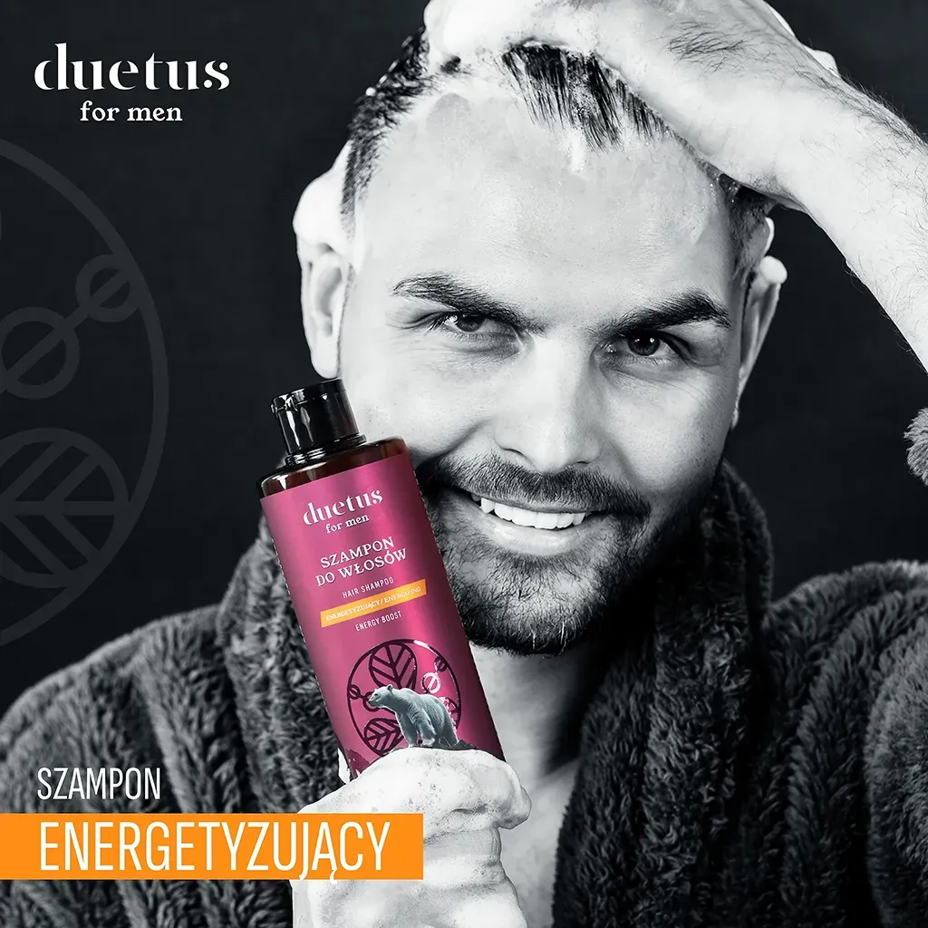 Duetus Men energishampoo koffein frisk