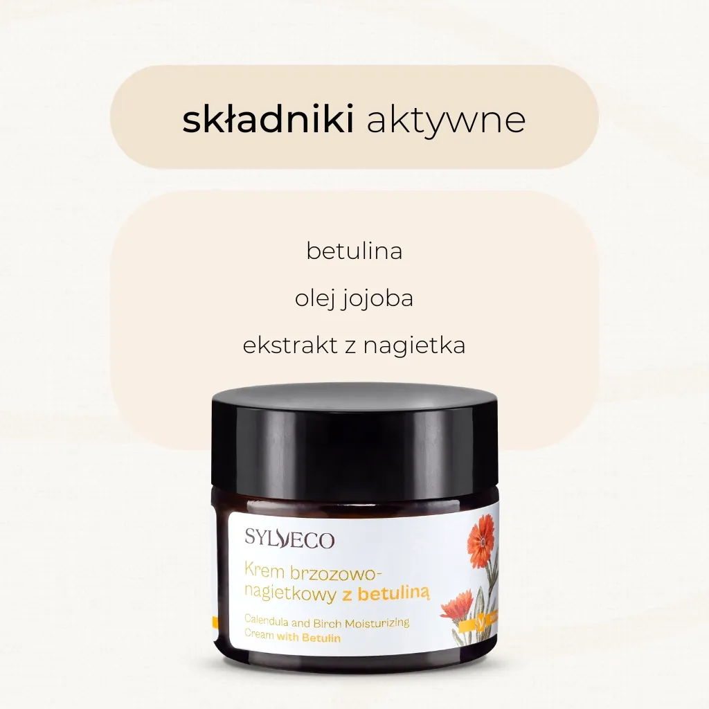 Sylveco Birk Morgenfrue Ansigtscreme med Betulin
