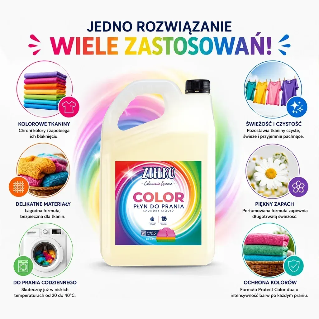 Zielko Colorwave Essence vaskemiddel kulørt 5 L