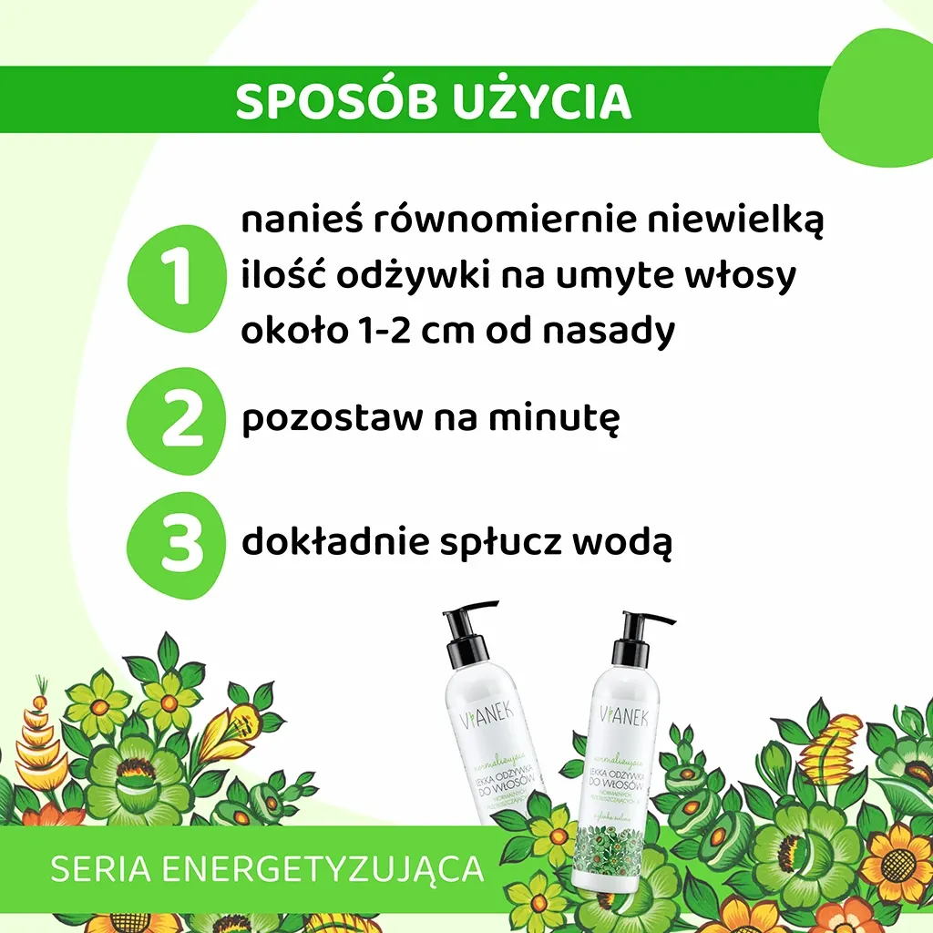 Sylveco Vianek Normalizujaca balsam fedtet hår 300 ml