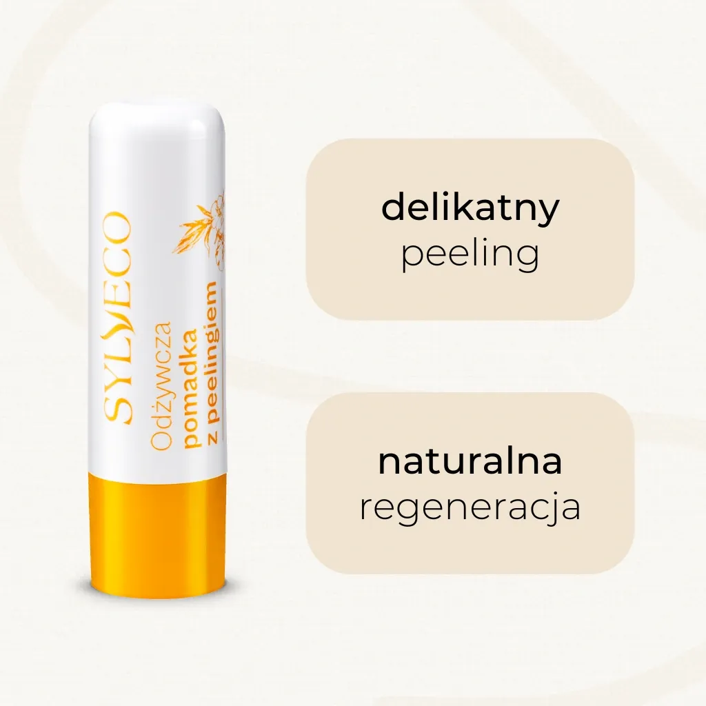 Sylveco nærende læbepomade med peeling 4,6 g
