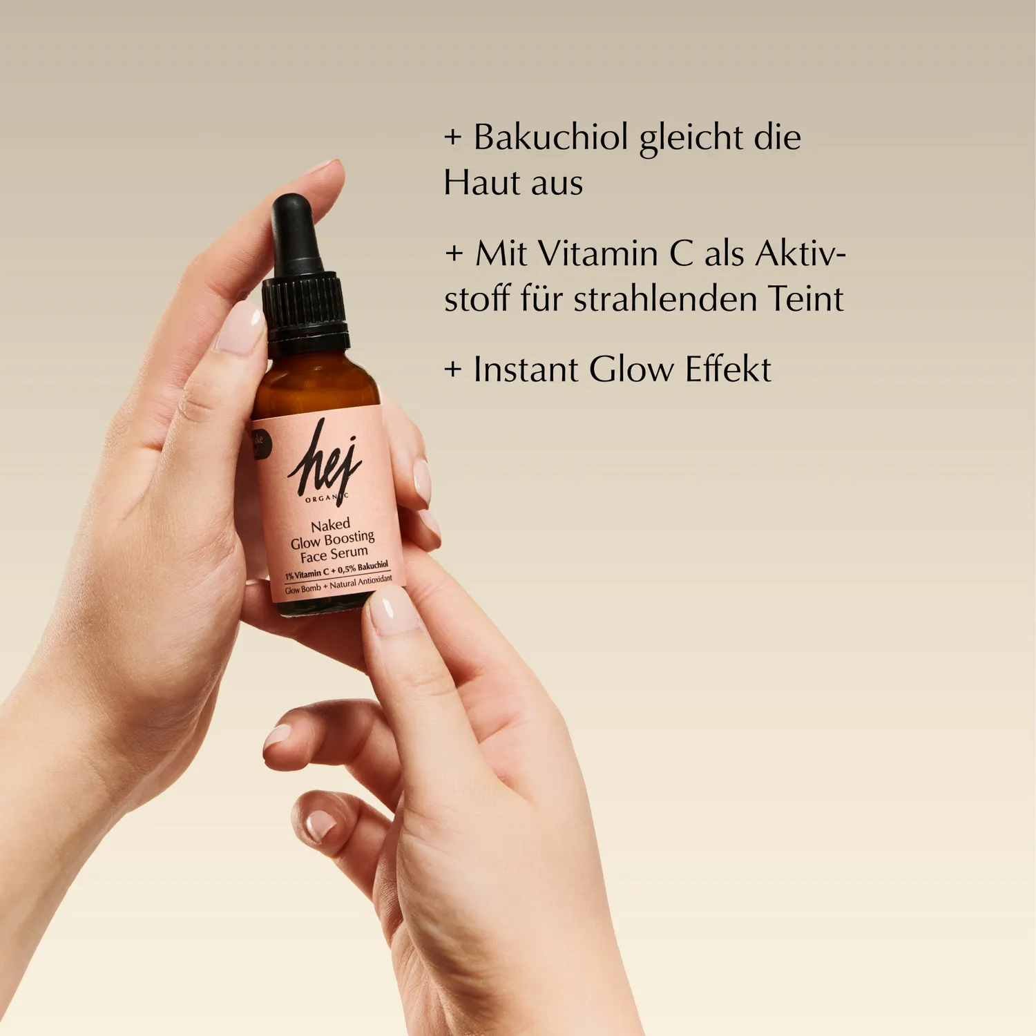 Hej Organic Skin Glow ansigtssæt med C-vitamin 2 dele