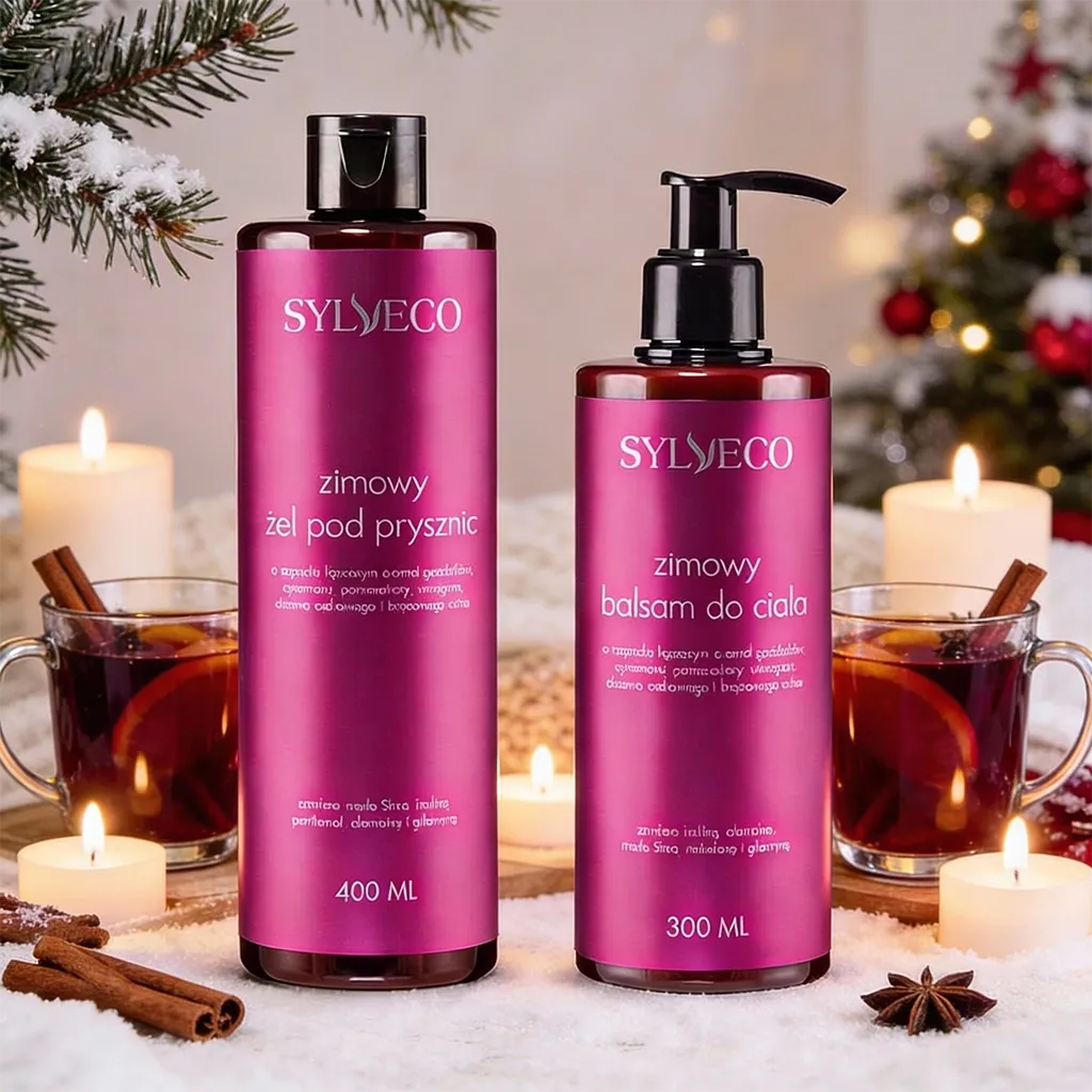 Sylveco vintersæt gløgg shower gel og bodylotion