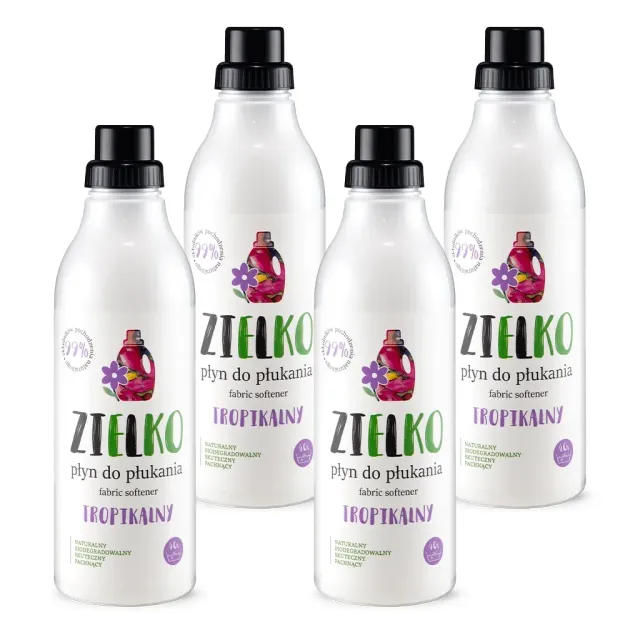 Zielko skyllemiddel Tropisk duft 4x1 liter bionedbrydelig