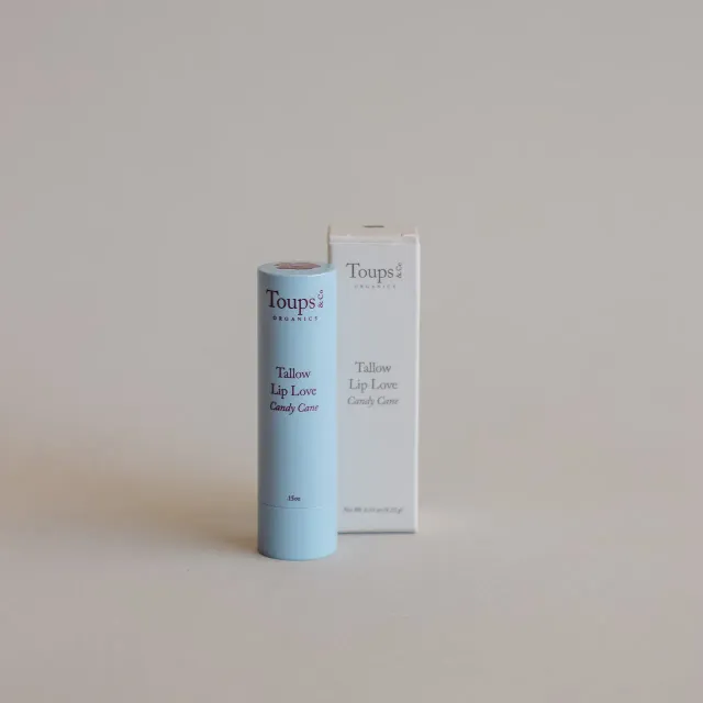 Toups Tallow Lip Love Candy Cane læbepomade pebermynte