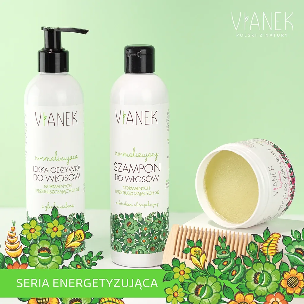 Vianek normaliserende shampoo 300 ml fedtet hår