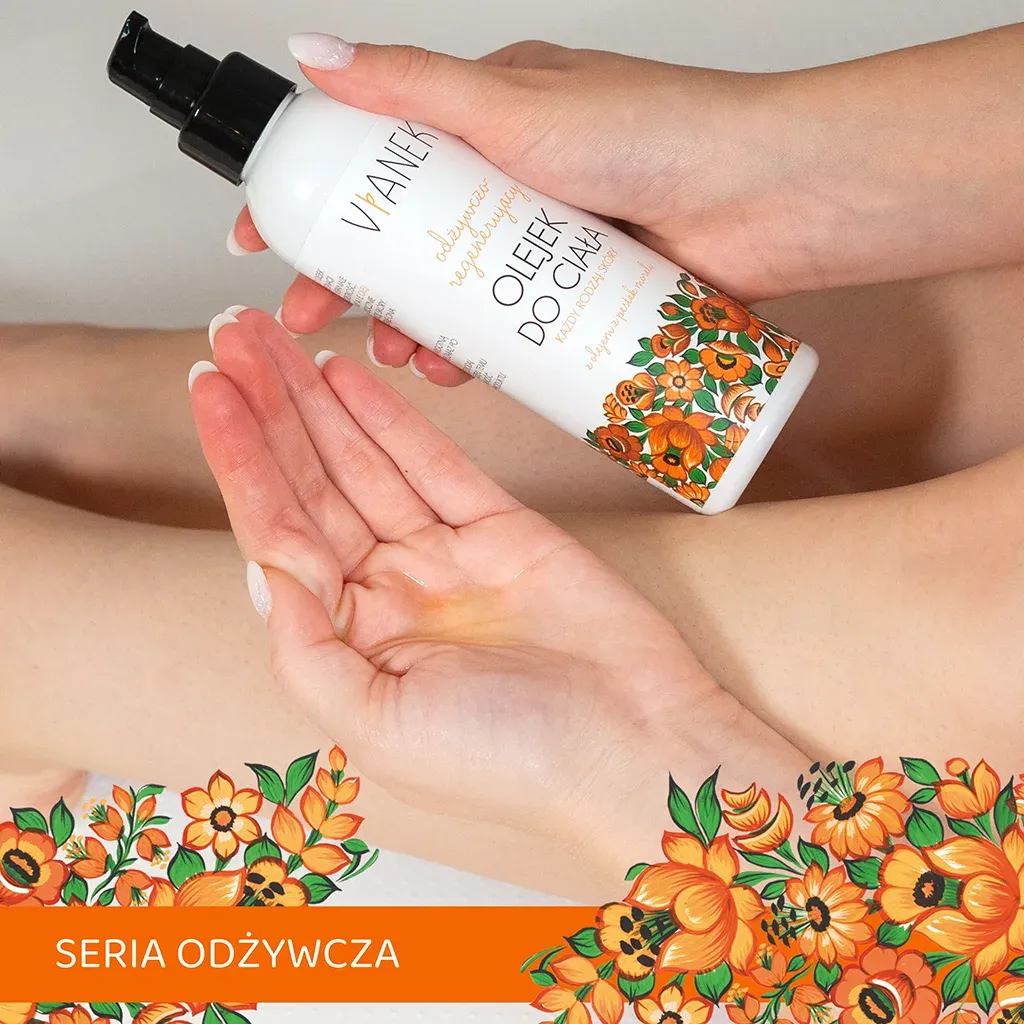 Vianek Nærende kropsolie 200 ml A-vitamin