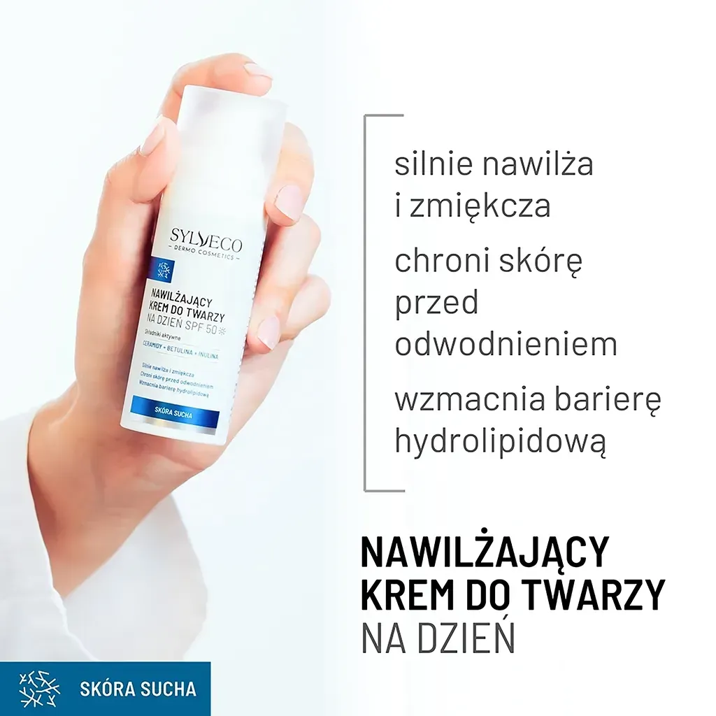 Sylveco Dermo dagcreme SPF50 fugtgivende