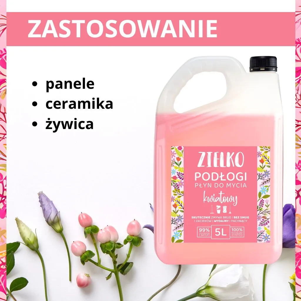 Sylveco Zielko gulvvask blomst 5L uden striber